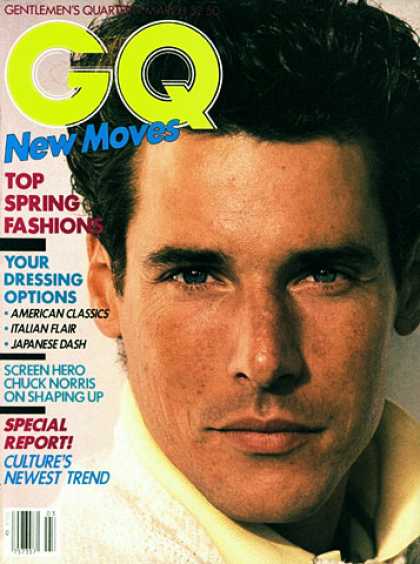 GQ - March 1983 - New Moves