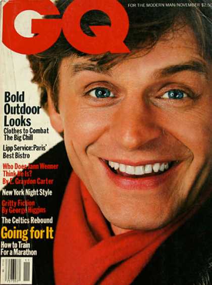 GQ - November 1985 - Bold outdoor looks