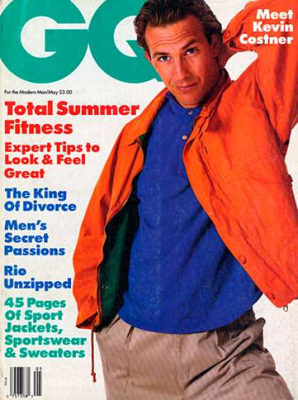 GQ - May 1987 - Kevin Costner