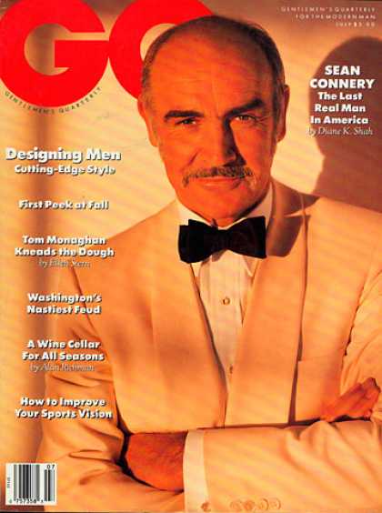 GQ - July 1989 - Sean Connery