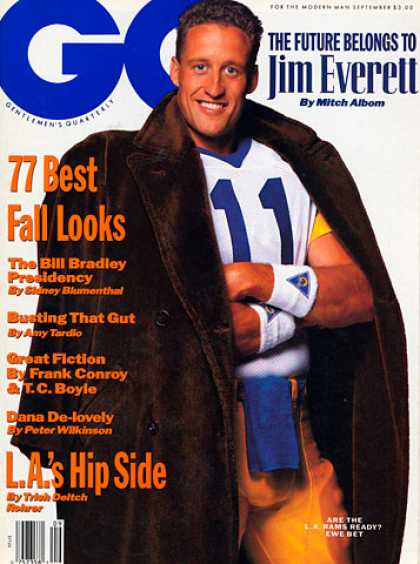 GQ - September 1990 - Jim Everett