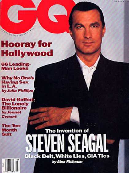 GQ - March 1991 - Steven Seagal