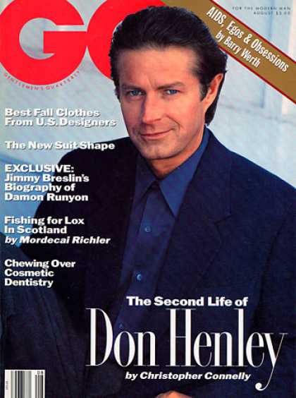 GQ - August 1991 - Don Henley