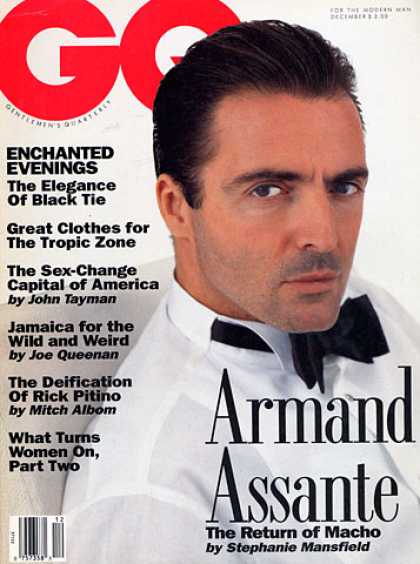 GQ - December 1991 - Armand Assante