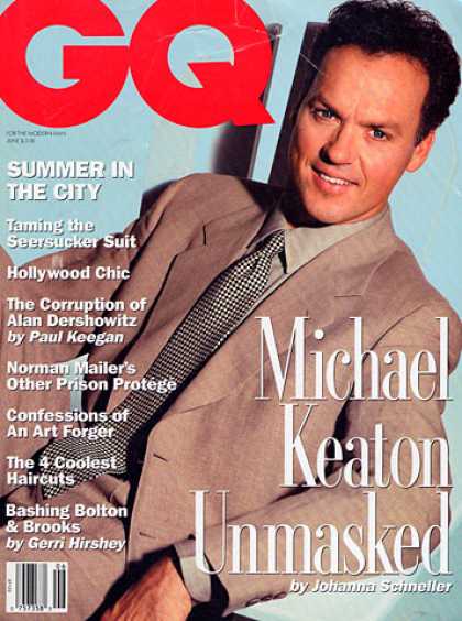 GQ - June 1992 - Michael Keaton