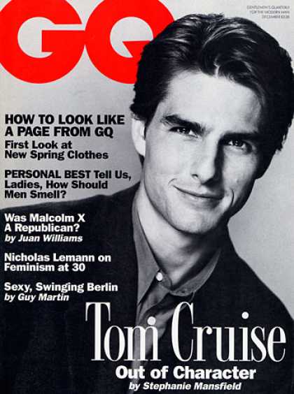 GQ - December 1992 - Tom Cruise