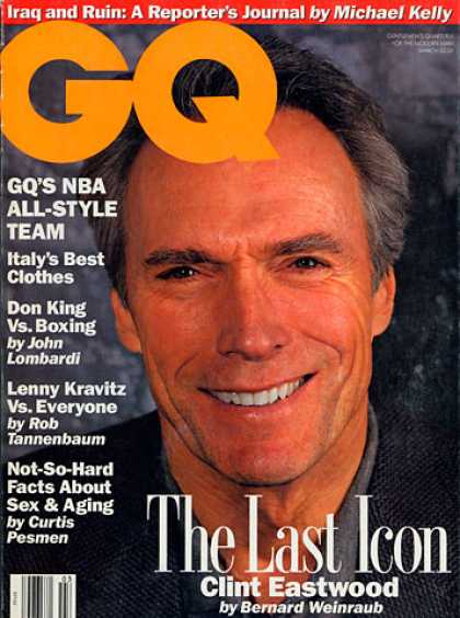 GQ - March 1993 - Clint Eastwood