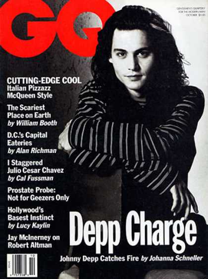 GQ - October 1993 - Johnny Depp