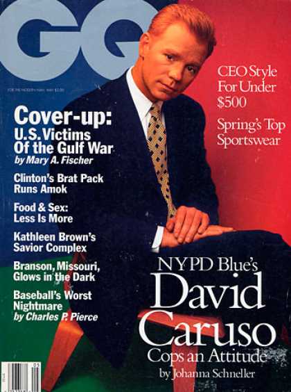 GQ - May 1994 - David Caruso