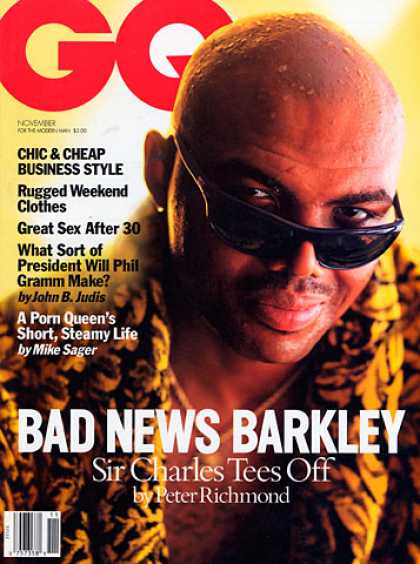 GQ - November 1994 - Barkley