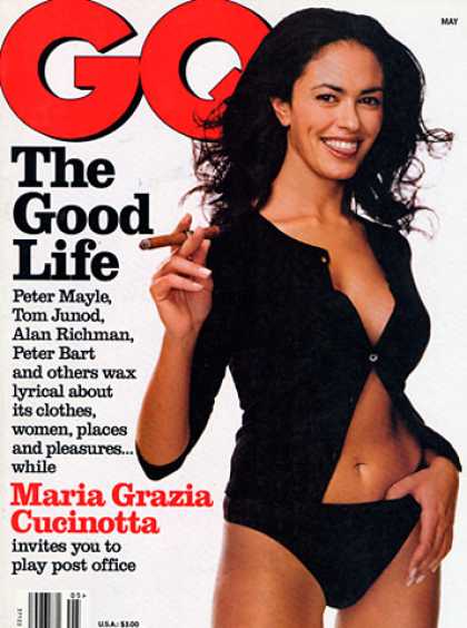 GQ - May 1997 - Maria Grazia Cucinotta