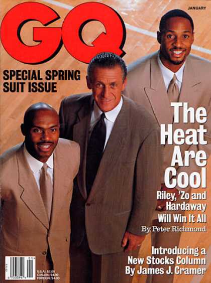 GQ - January 1998 - Riley, 'Zo and Hardaway Will Win It All