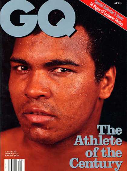 GQ - April 1998 - Muhammad Ali