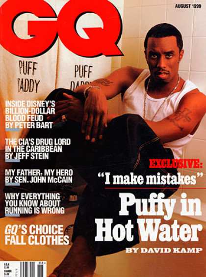 GQ - August 1999 - Puff Daddy