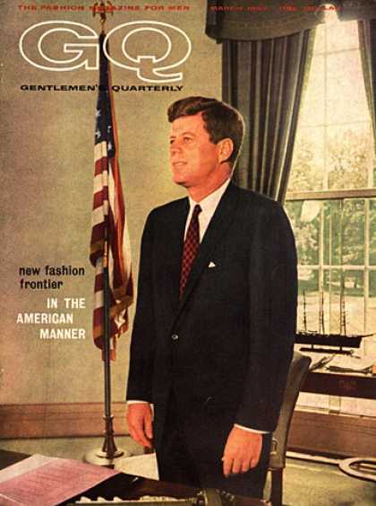 GQ - March 1962 - JFK