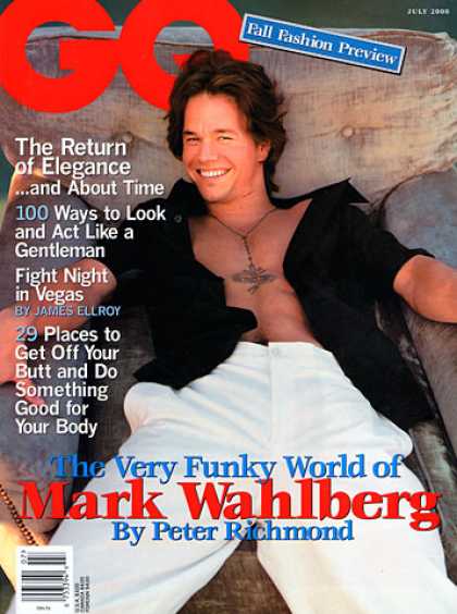 GQ - July 2000 - Mark Wahlberg