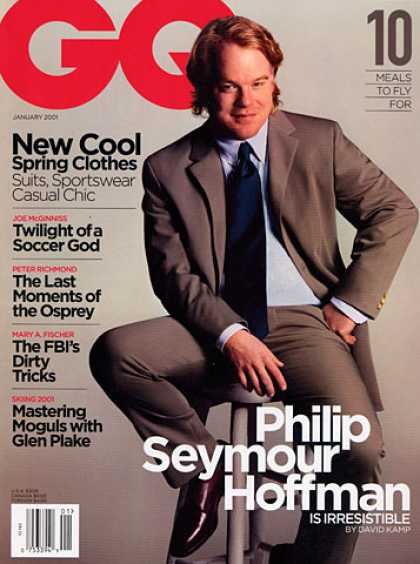 GQ - January 2001 - Philip Seymour Hoffman