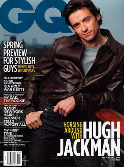 GQ - January 2002 - Hugh Jackman