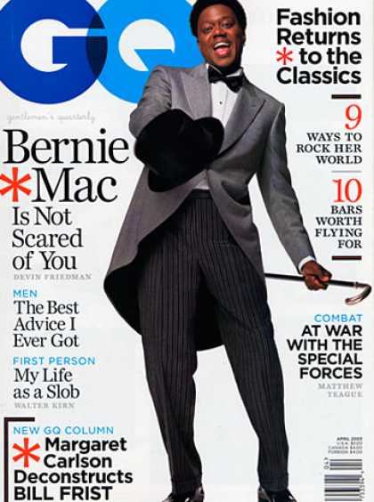 GQ - April 2003 - Bernie Mac