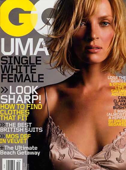 GQ - December 2003 - Uma Thurman