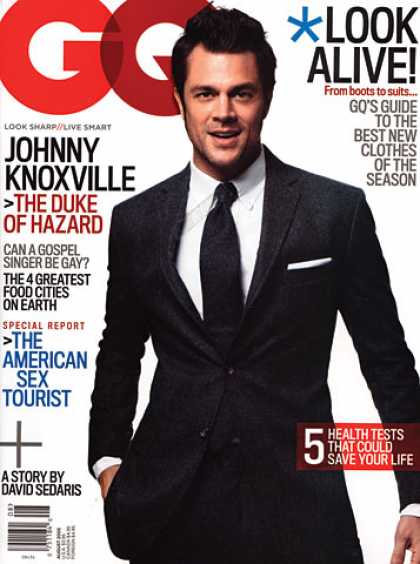 GQ - August 2005 - Johnny Knoxville