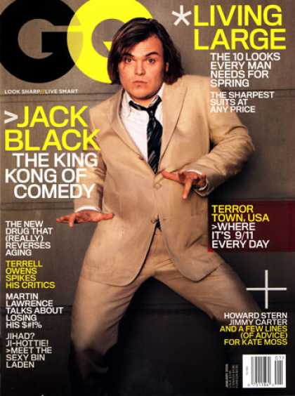 GQ - January 2006 - Jack Black
