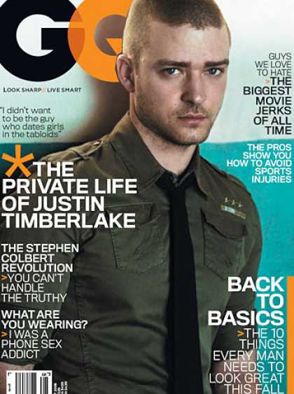 GQ - August 2006 - Justin Timberlake