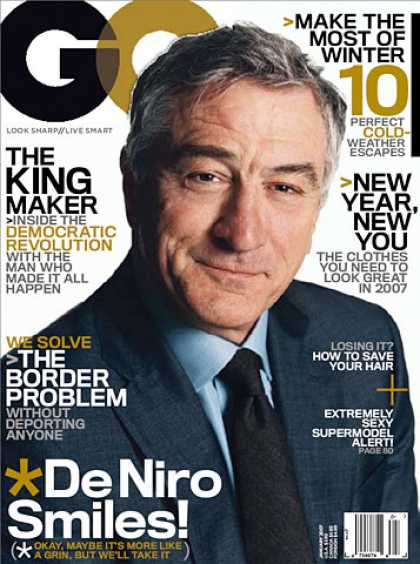 GQ - January 2007 - Robert De Niro