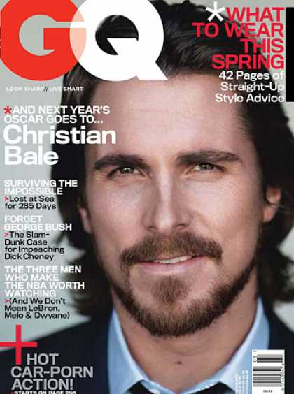 GQ - March 2007 - Christian Bale