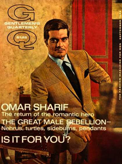 GQ - September 1968 - Omar Sharif