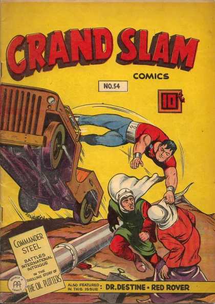 Grand Slam Comics 54 - Jeep - 10u00a2 - Commander Steel - No54 - The Oil Plotters