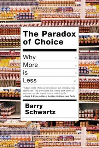 Greatest Book Covers - The Paradox of Choice