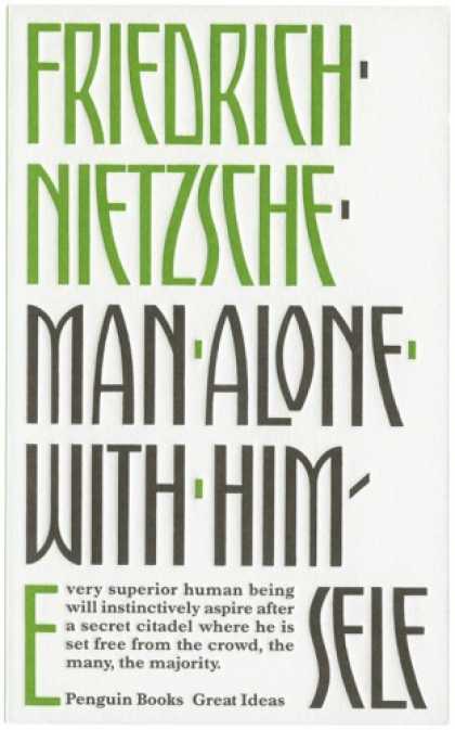 Greatest Book Covers - Man Alone With Himself