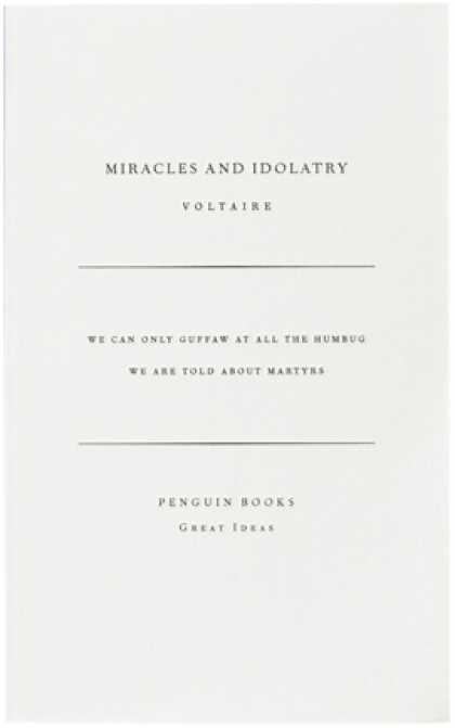 Greatest Book Covers - Miracles and Idolatry