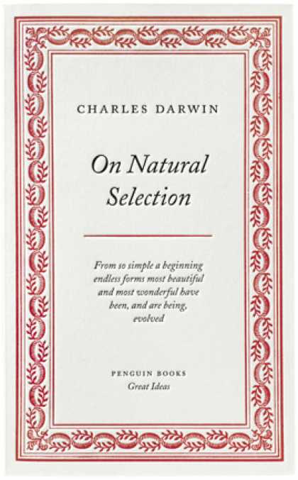 Greatest Book Covers - On Natural Selection