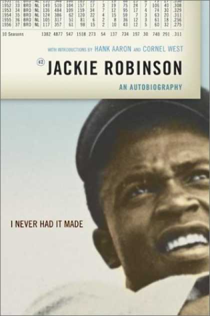 Greatest Book Covers - I Never Had It Made: An Autobiography of Jackie Robinson