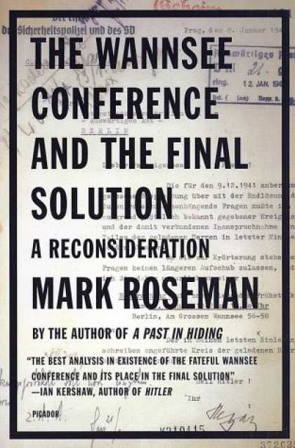 Greatest Book Covers - The Wannsee Conference and the Final Solution