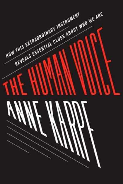 Greatest Book Covers - The Human Voice