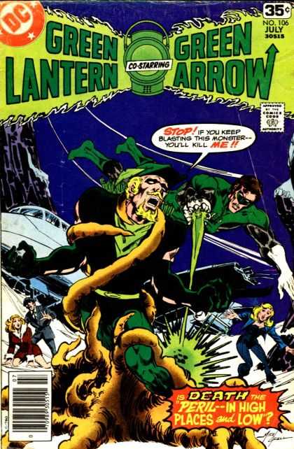 Green Lantern (1960) 106 - Green Arrow - Dc - No 106 - July Issue - Monster - Mike Grell