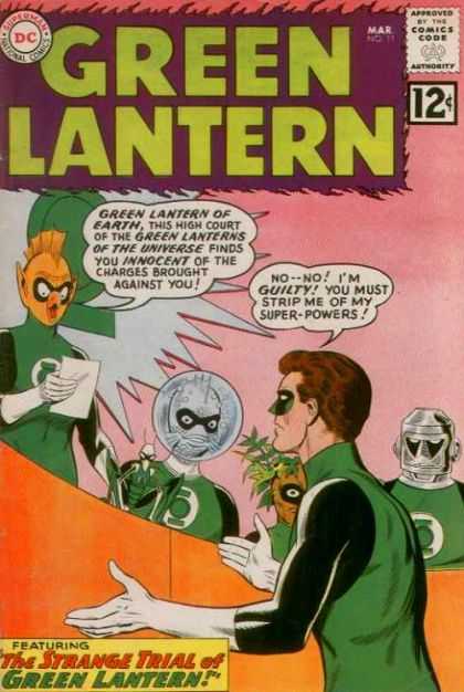 Green Lantern (1960) 11 - Superman - Superhero - Approved By The Comics Code - Alien - Featuring