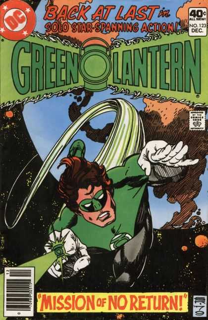 Green Lantern (1960) 123 - Mission Of No Return - Smoke - Sky - Flying - Green Ring