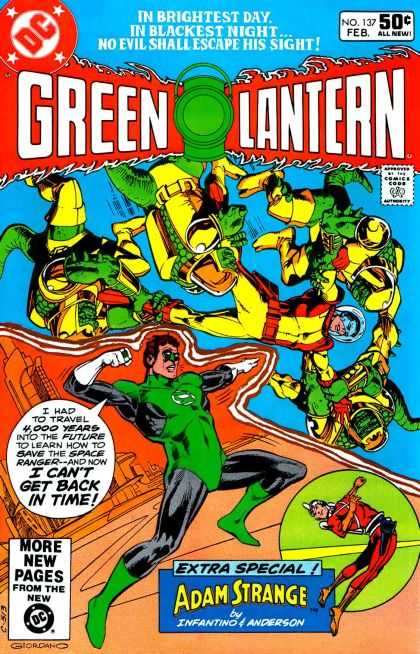 Green Lantern (1960) 137 - Forcefield - Green - Astronaut - Monsters - Lizardmen - Dick Giordano