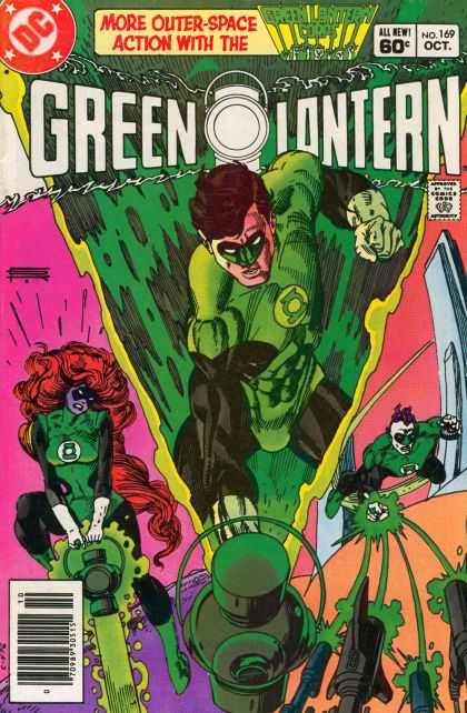 Green Lantern (1960) 169 - Outer Space Action - Dc Comics - No 169 - Red Hair - Super Heroes