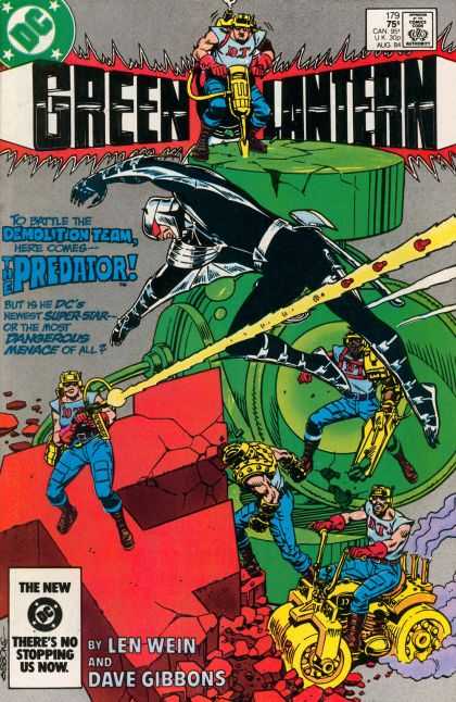 Green Lantern (1960) 179 - The Predator - Dc - Len Wein - Dave Gibbons - Demolition Team - Dave Gibbons