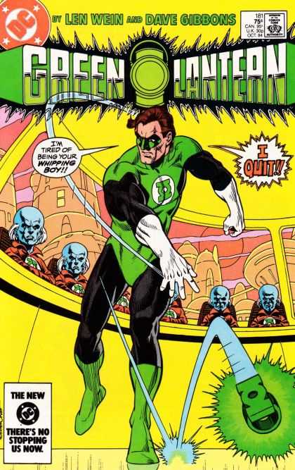 Green Lantern (1960) 181 - Len Wein - Dave Gibbons - Dc Comics - Whipping Boy - Quit - Dave Gibbons