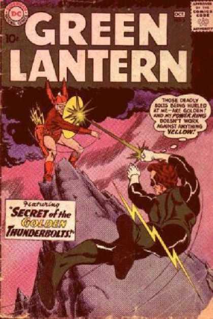 Green Lantern (1960) 2 - Green Lantern - Secret Of The Golden - Thunderbolt - Action - Power - Murphy Anderson