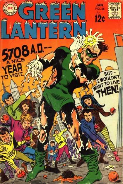 Green Lantern (1960) 66 - Dc - Jan No 66 - 12c - 5708 Ad - A Nice Year To Visit