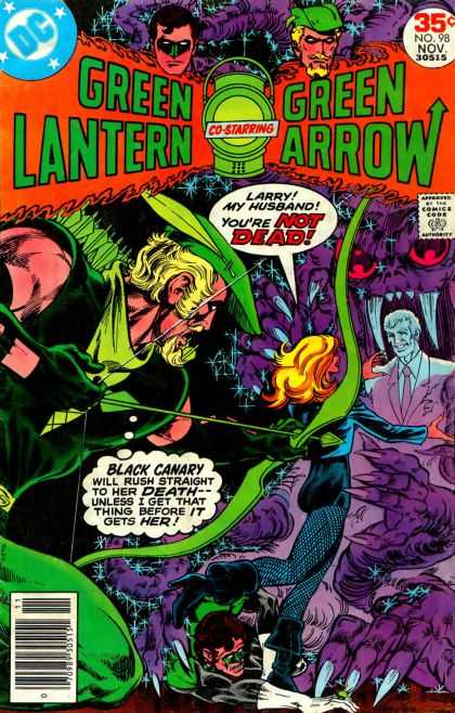 Green Lantern (1960) 98 - Black Canary - Dc Comics - Green Latern - Green Arrow - Youre Not Dead - Mike Grell
