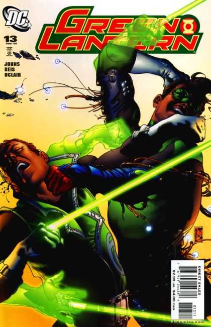 Green Lantern (2005) 13 - Dc - Johns - Reis - Oclair - Laser - Simone Bianchi
