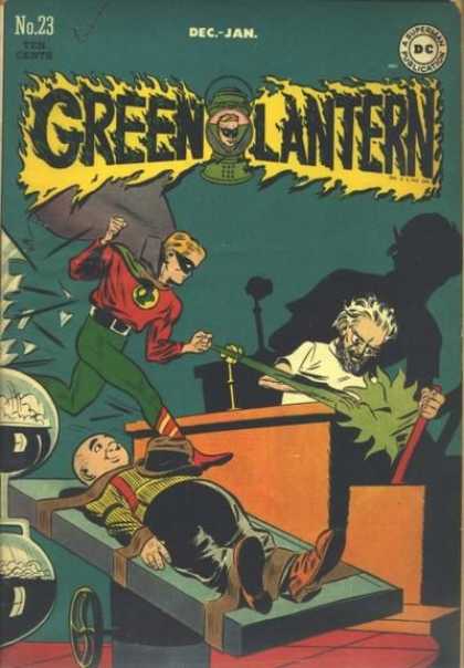 Green Lantern 23 - Dec-jan - No23 - Operating Table - Mad Scientist - Dc A Superman Publication